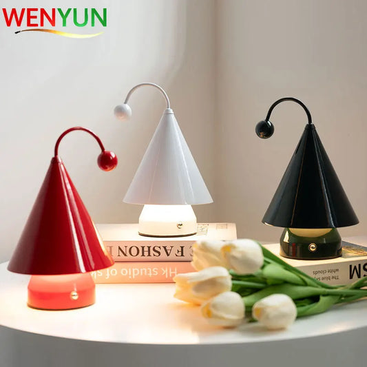 2026 Tree Light Wireless Dimming LED Creative Dining Table Decoration Light Bedside Bedroom Atmosphere Light