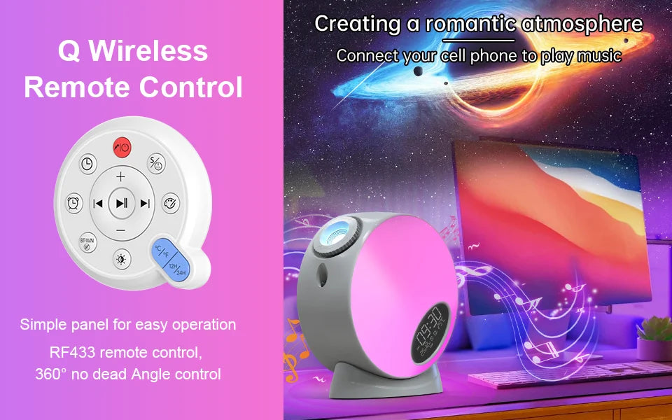 Galaxy Projector Night Light 13 in 1 Constellations Planetarium Star Projector  Ceiling Space Planets Projector Living Room Deco