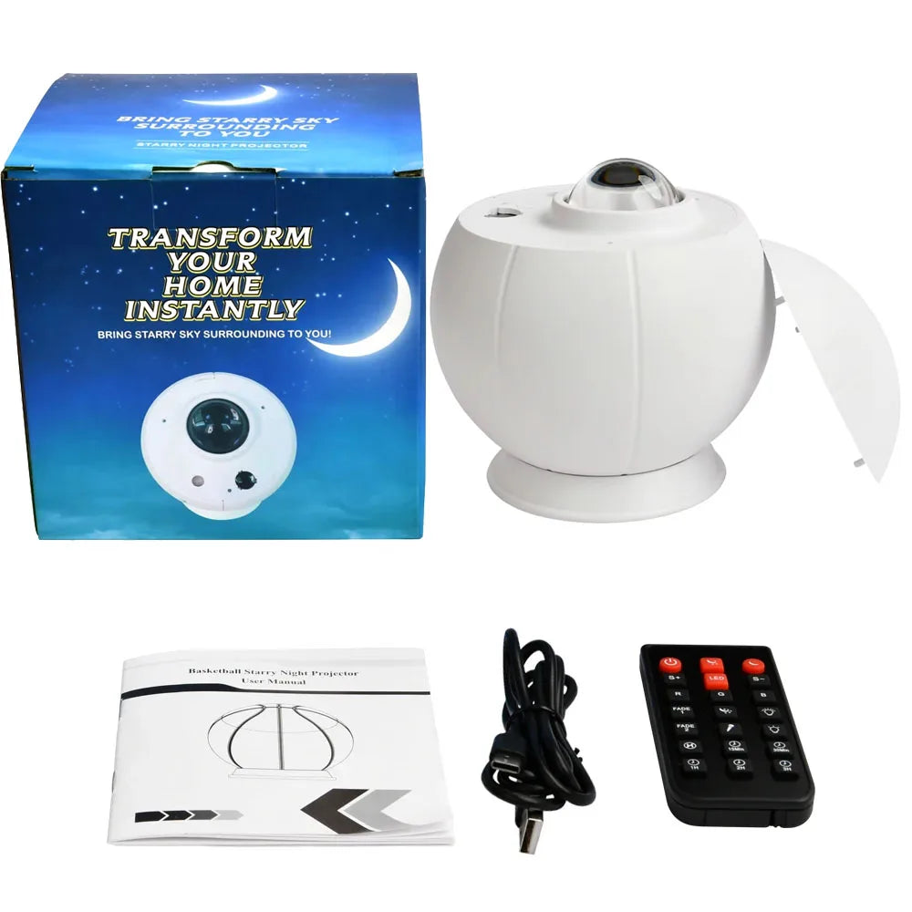 Star Projector Night Light Galaxy Projector for Bedroom Voice/Remote Control Kids Room Party Night Holiday Atmosphere Light